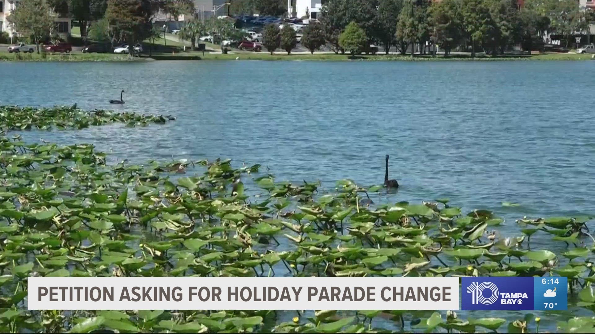 Lakeland Christmas Parade route tweaked with swans in mind