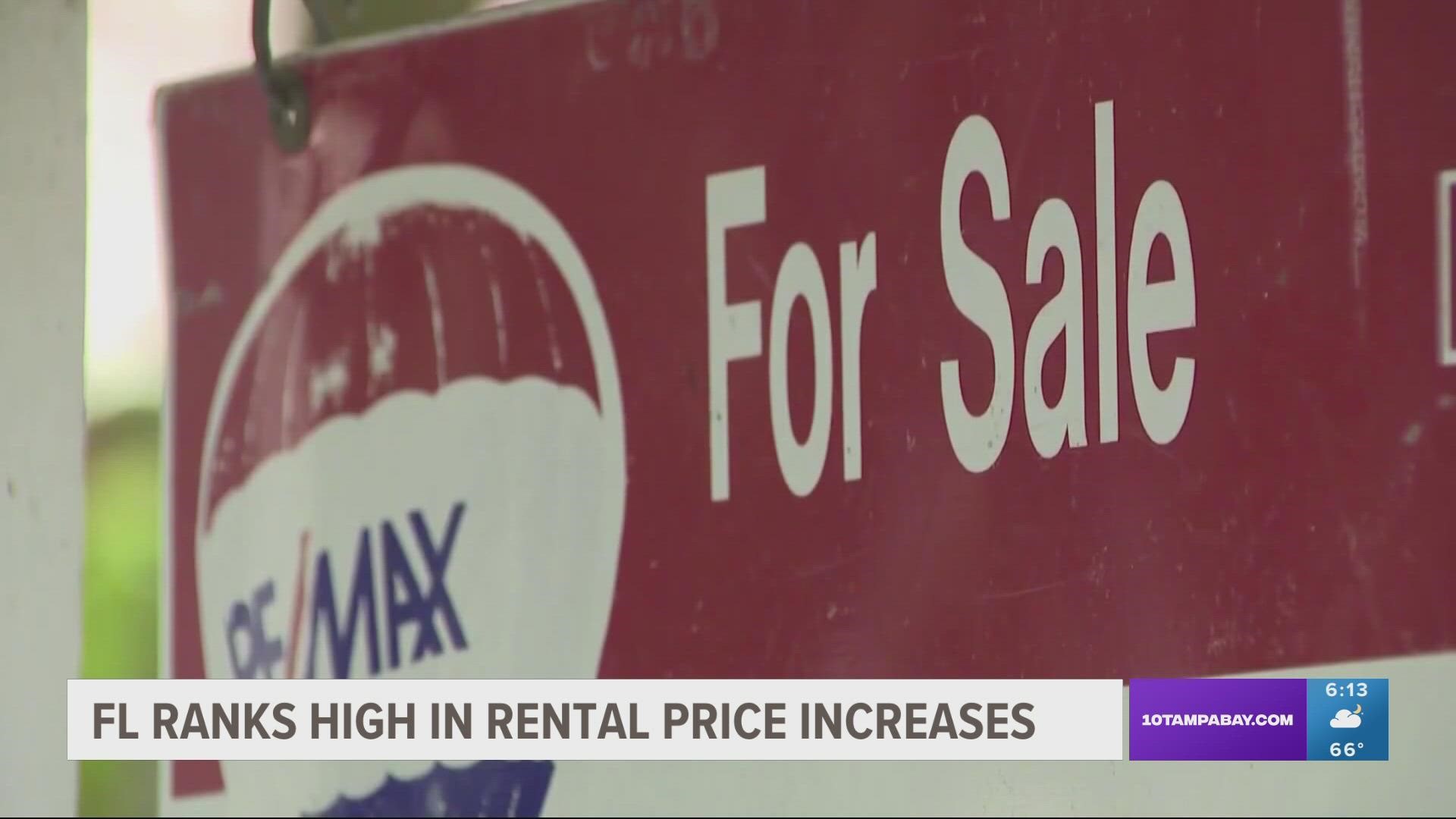 The Florida Atlantic University finds that Florida has nine of the 21 most overpriced rental markets in the U.S., and that includes the Tampa Bay region.