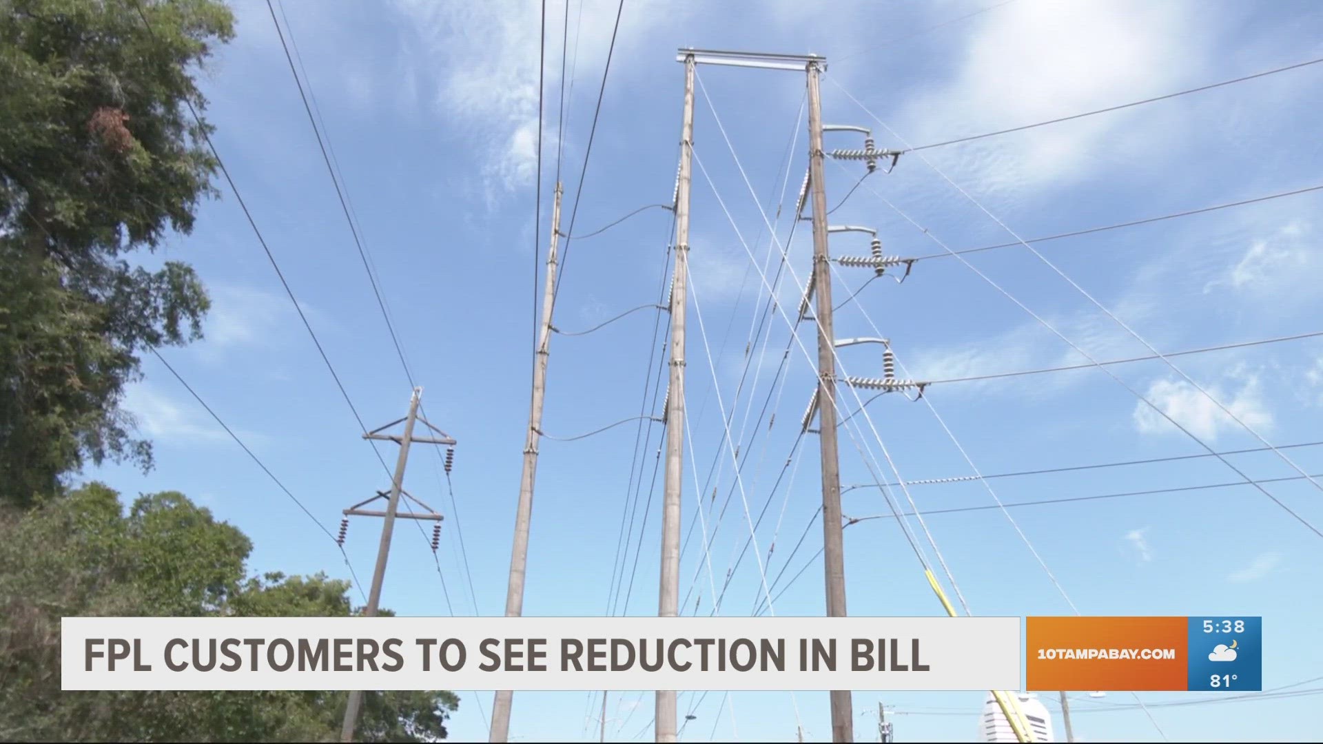 The rate reduction is due to lower-than-expected prices for natural gas.