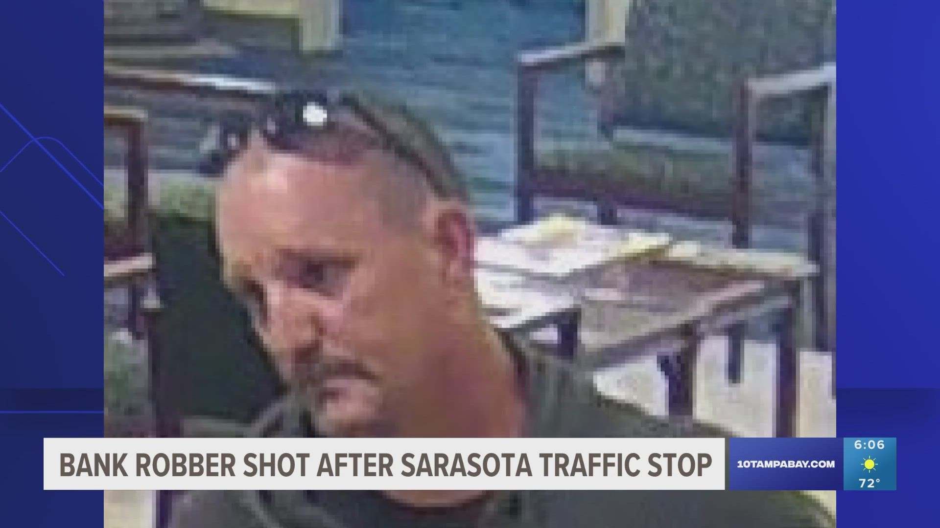 Man involved in Sarasota shooting wanted for bank robbery