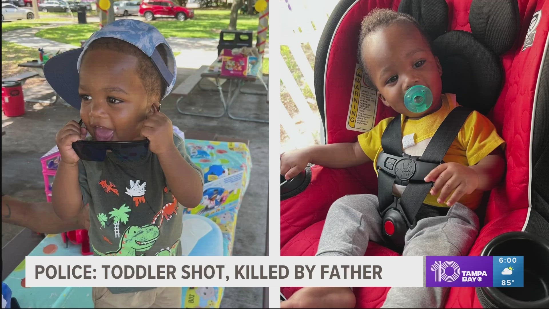 Police St. Pete toddler shot by his father during argument with parents