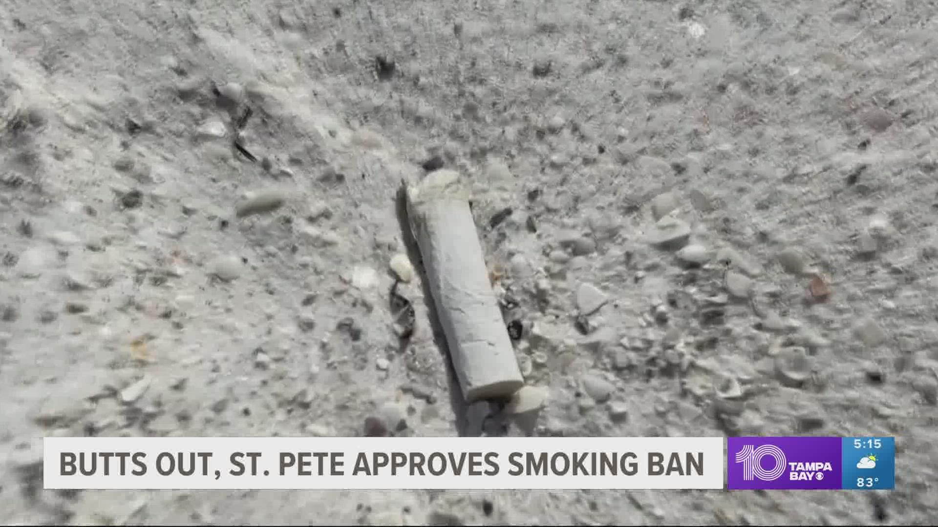 Smokers who violate the restrictions could be hit with fines up to $93 starting next year.