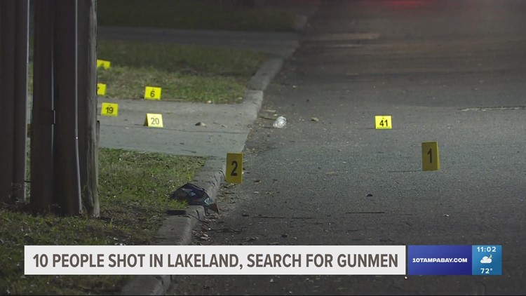 Reward offered to help track down 4 gunmen in Lakeland shooting