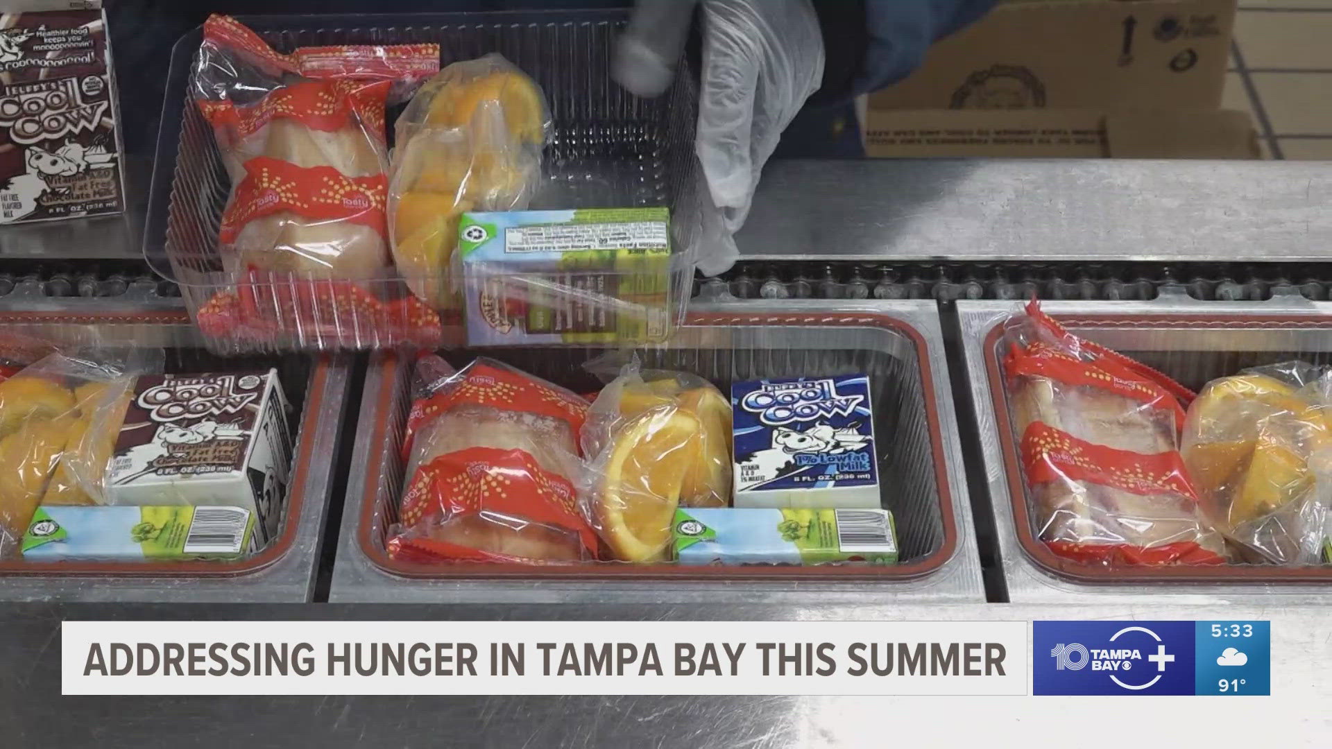 Hillsborough County's annual summer food service program offers free breakfast and lunch for children 18 and younger.