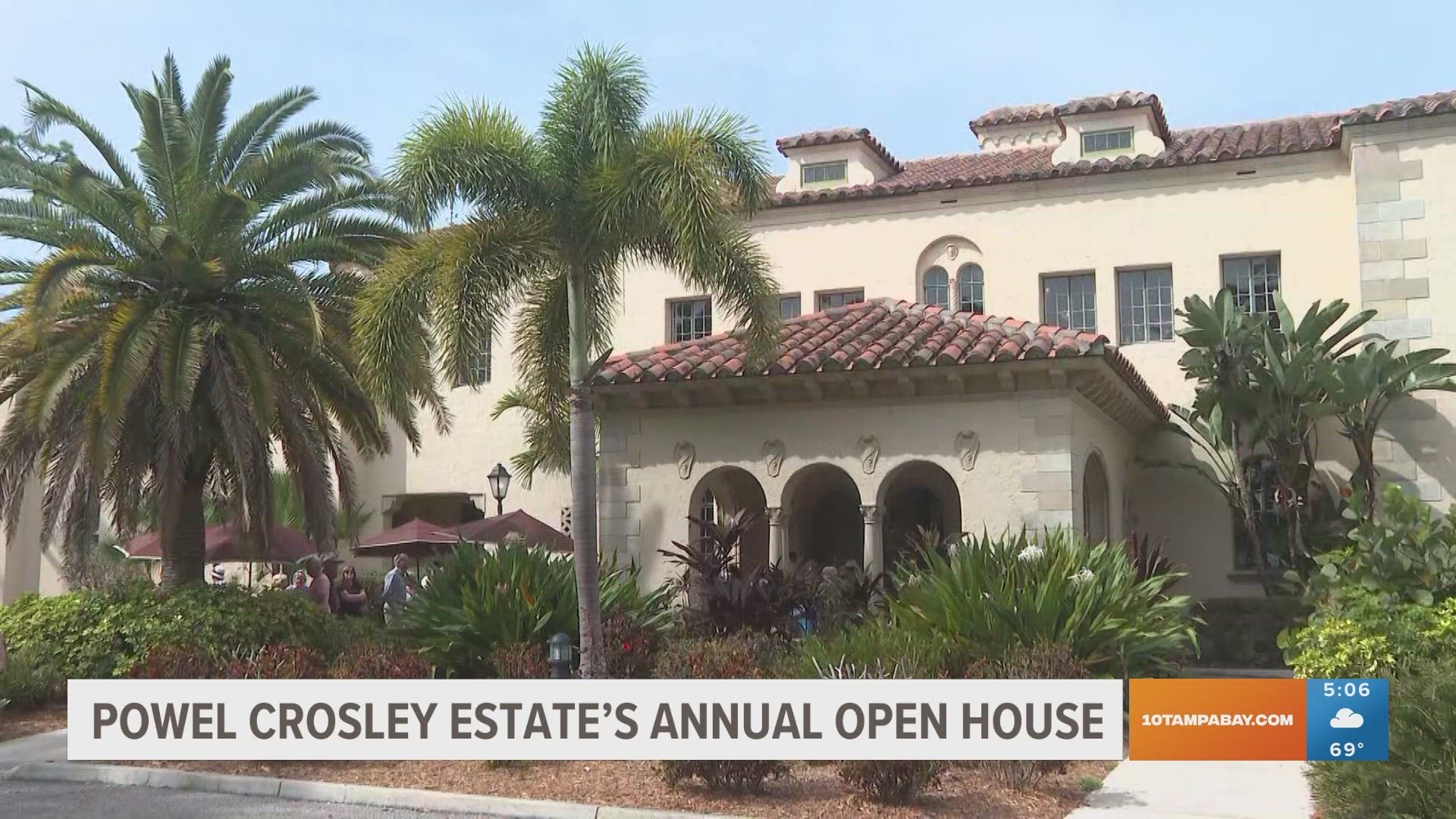 The mansion was the winter retreat for American inventor Powel Crosley Jr., built in 1930.