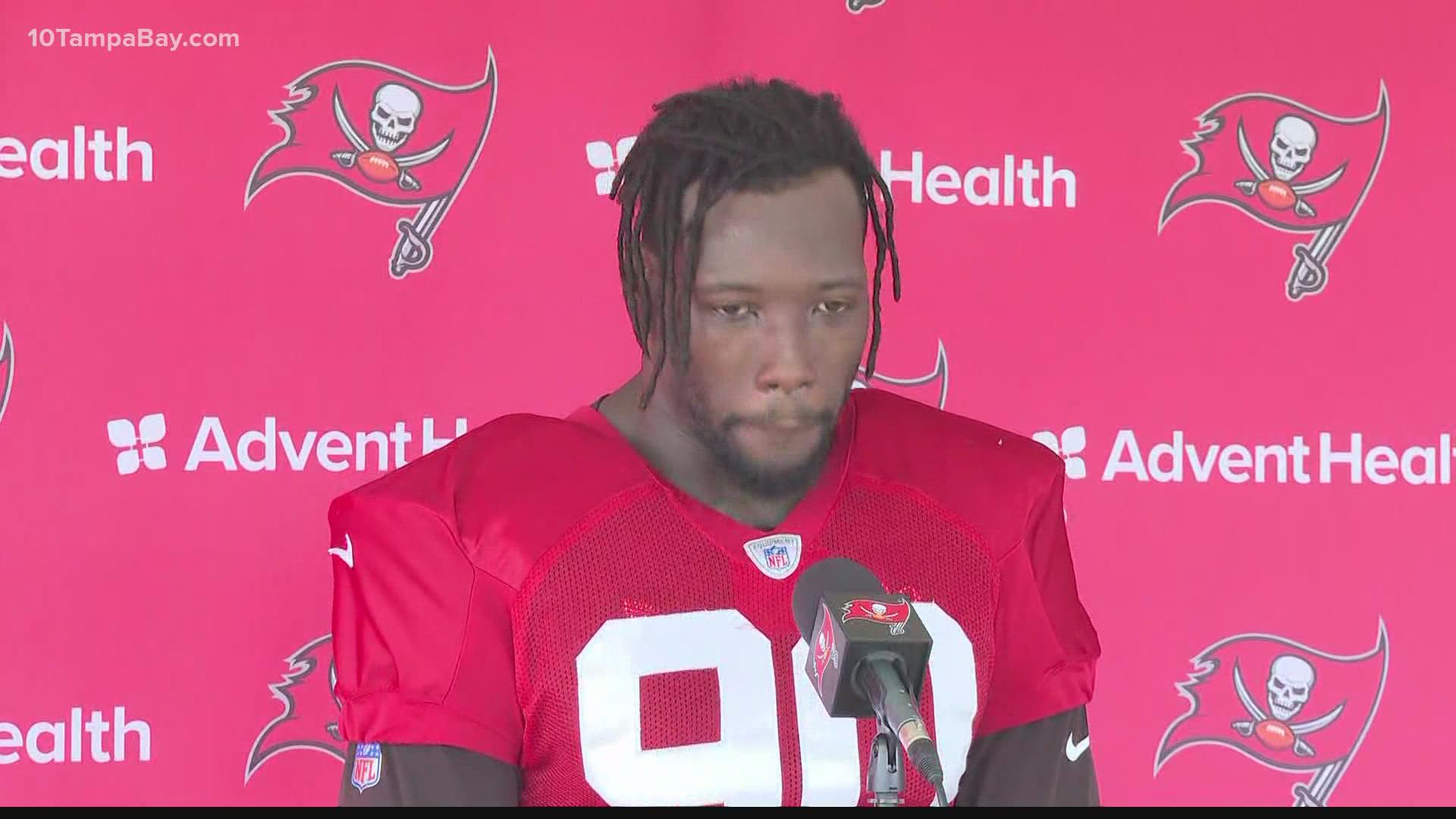 The linebacker says he's already licking his chops for some sacks against the Cowboys.