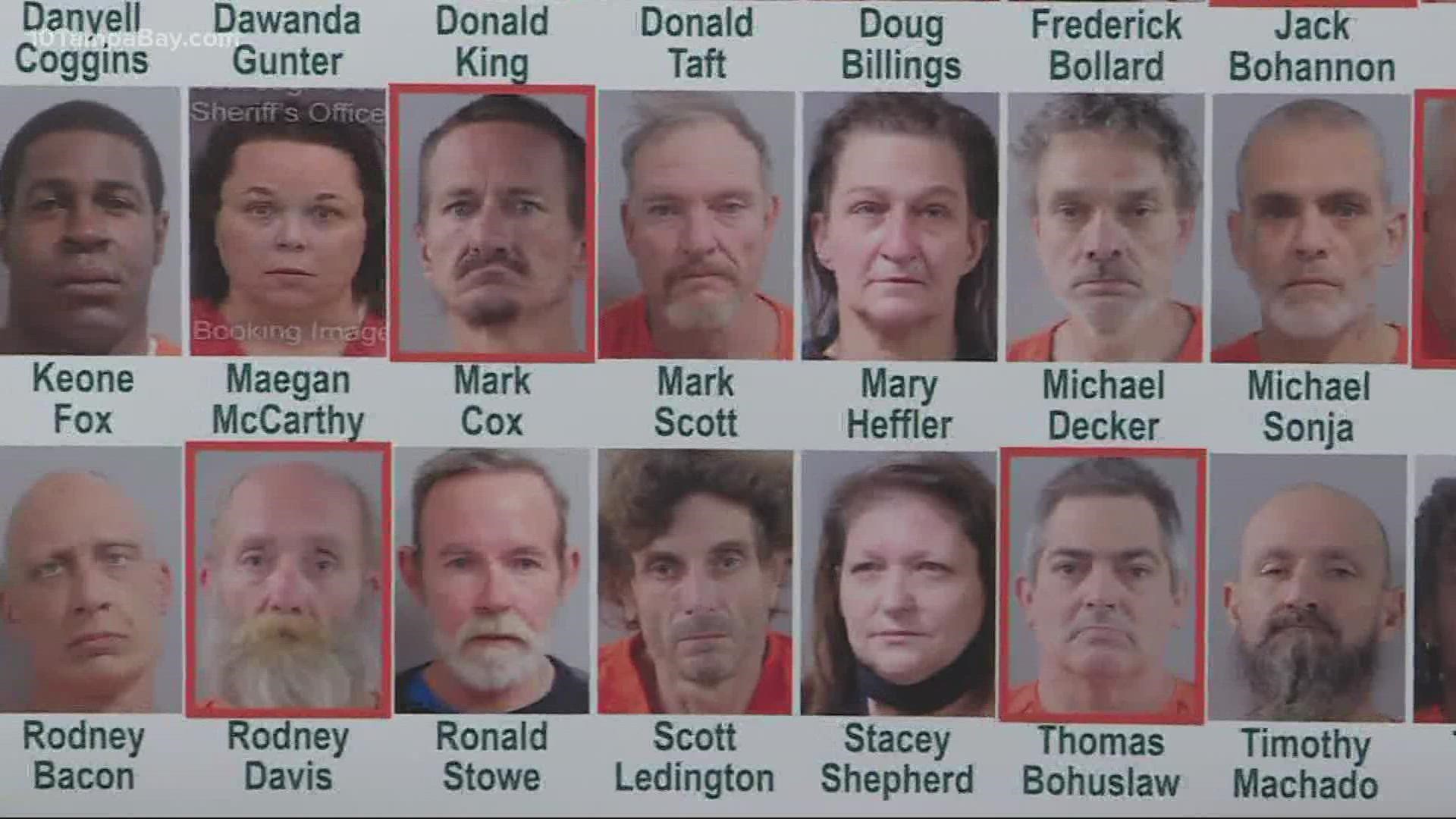 The sheriff's office made 60 arrests in the six-month-long undercover investigation.