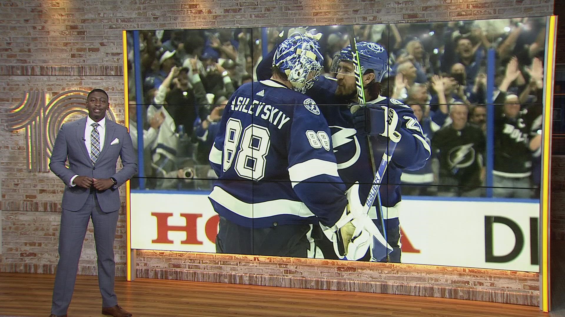 The Lightning swept the Panthers, finishing them off in Game 4 at Amalie Arena.