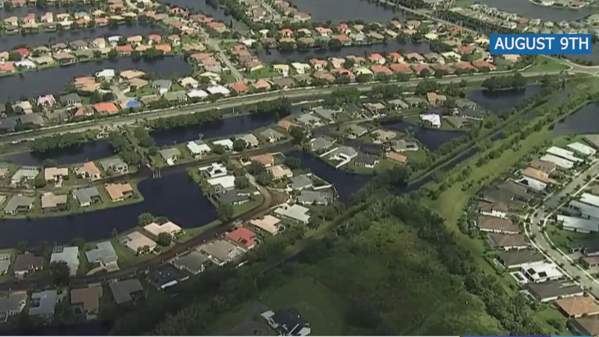 Manatee County neighbors packed the county commission chamber expressing frustration over ongoing flooding.