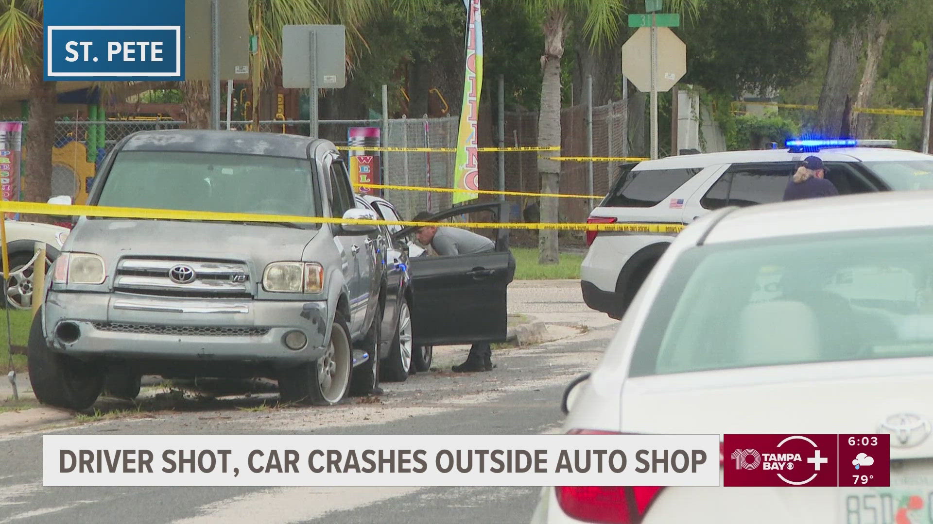 Police: Man dies after being shot with child inside car in St. Pete ...