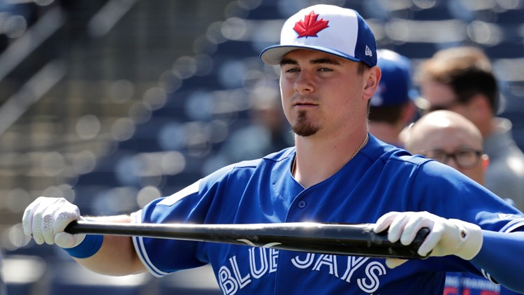 BLUE JAYS CATCHER REESE MCGUIRE WAS CAUGHT MASTURBATING IN A PARKED CAR BY  POLICE EARLIER THIS