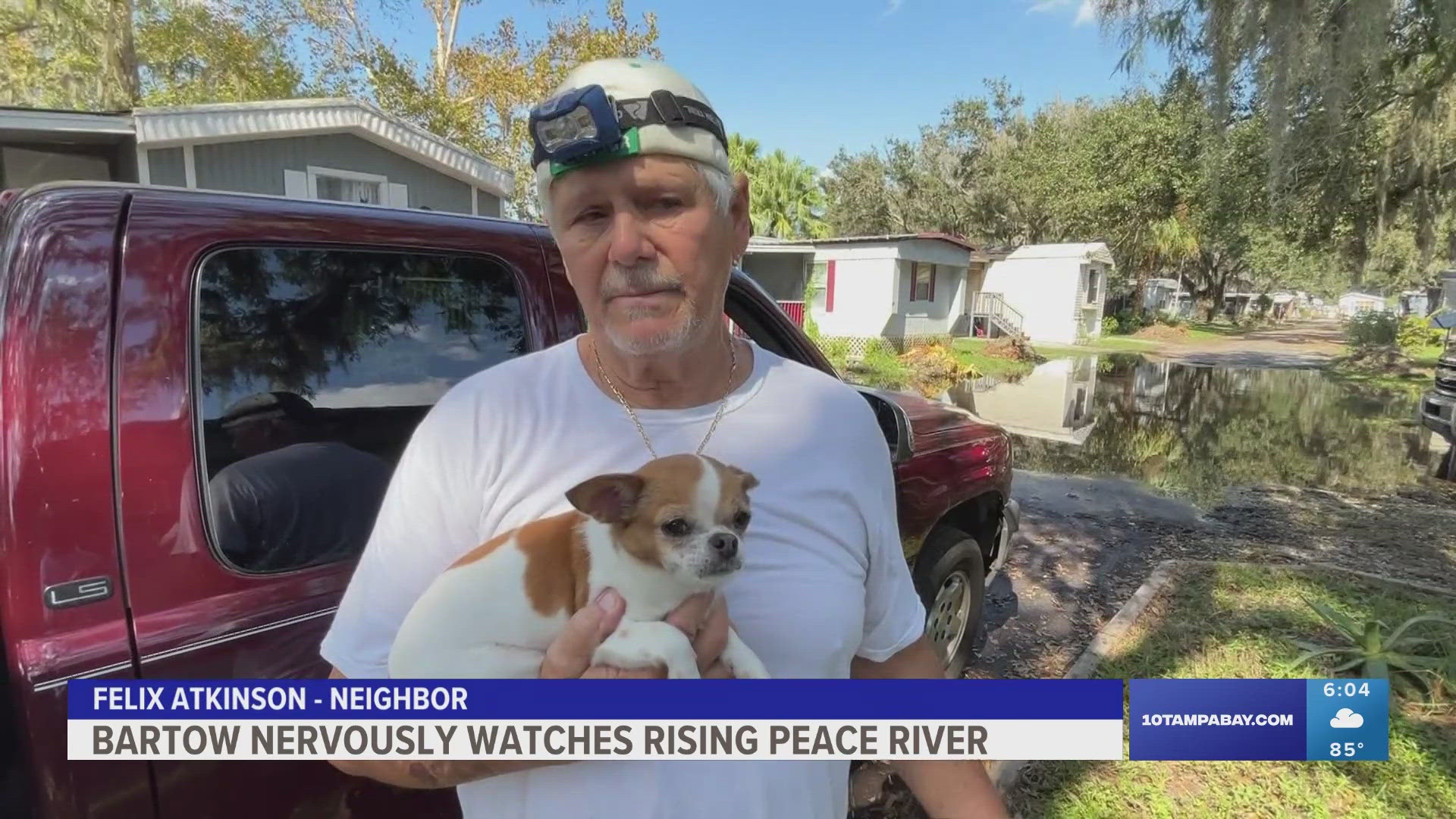 While others have started to clean up from the effects of Hurricane Milton, people living along the river are worried that the worst is yet to come.