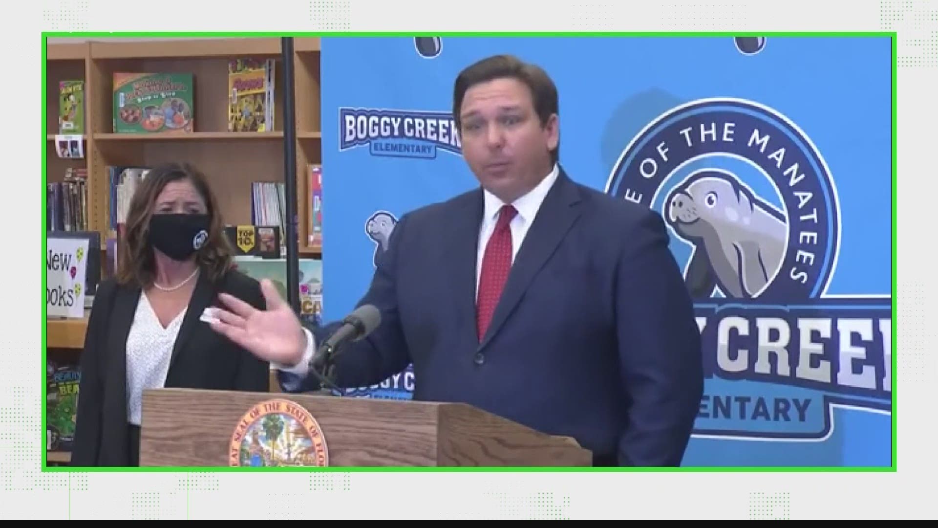 Gov. Ron DeSantis made the two claims in his press conference about coronavirus in the state. It's the first time he addressed the rise in case numbers recently.