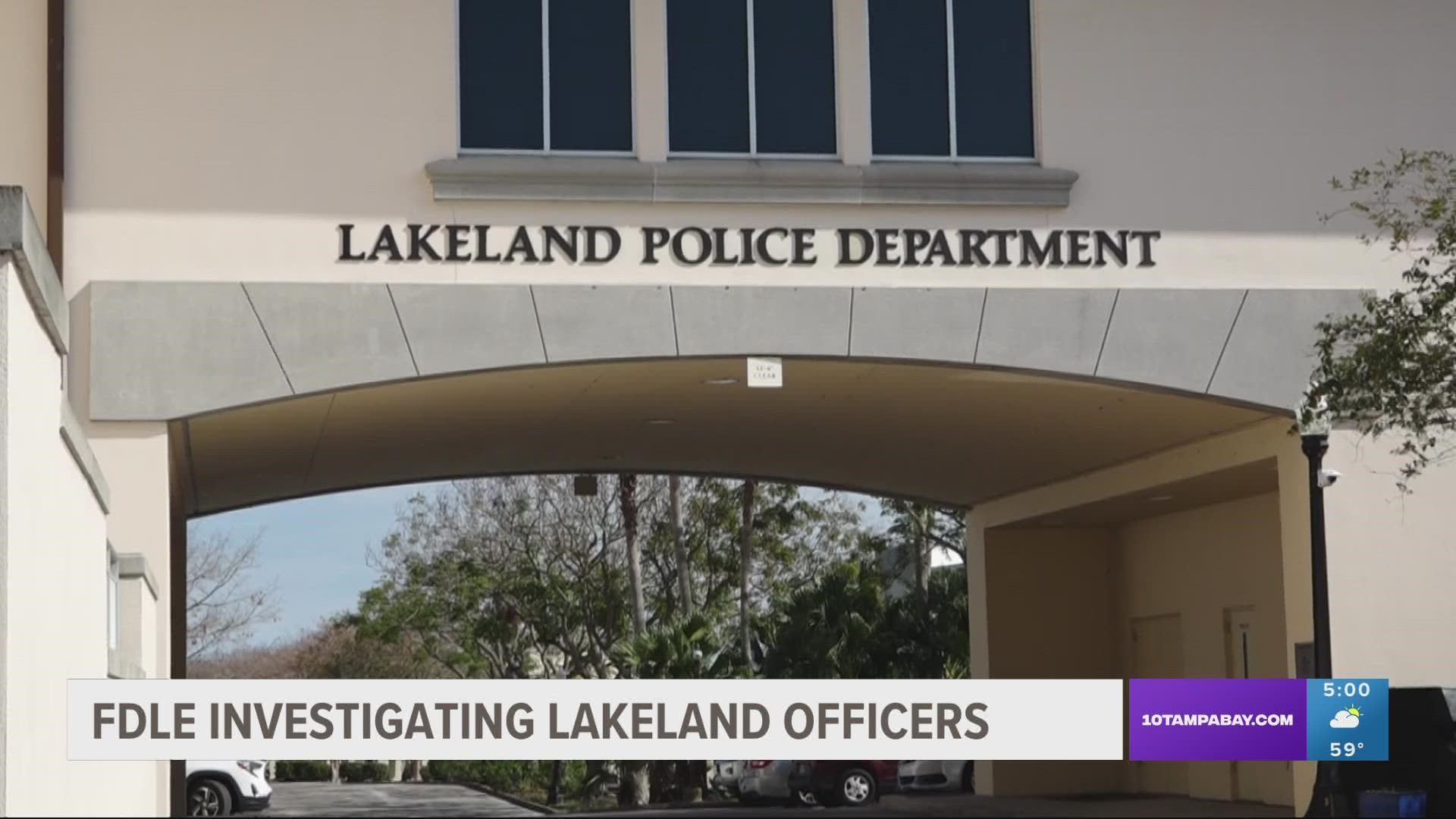 Four officers are being placed on paid administrative leave as the FDLE investigates.