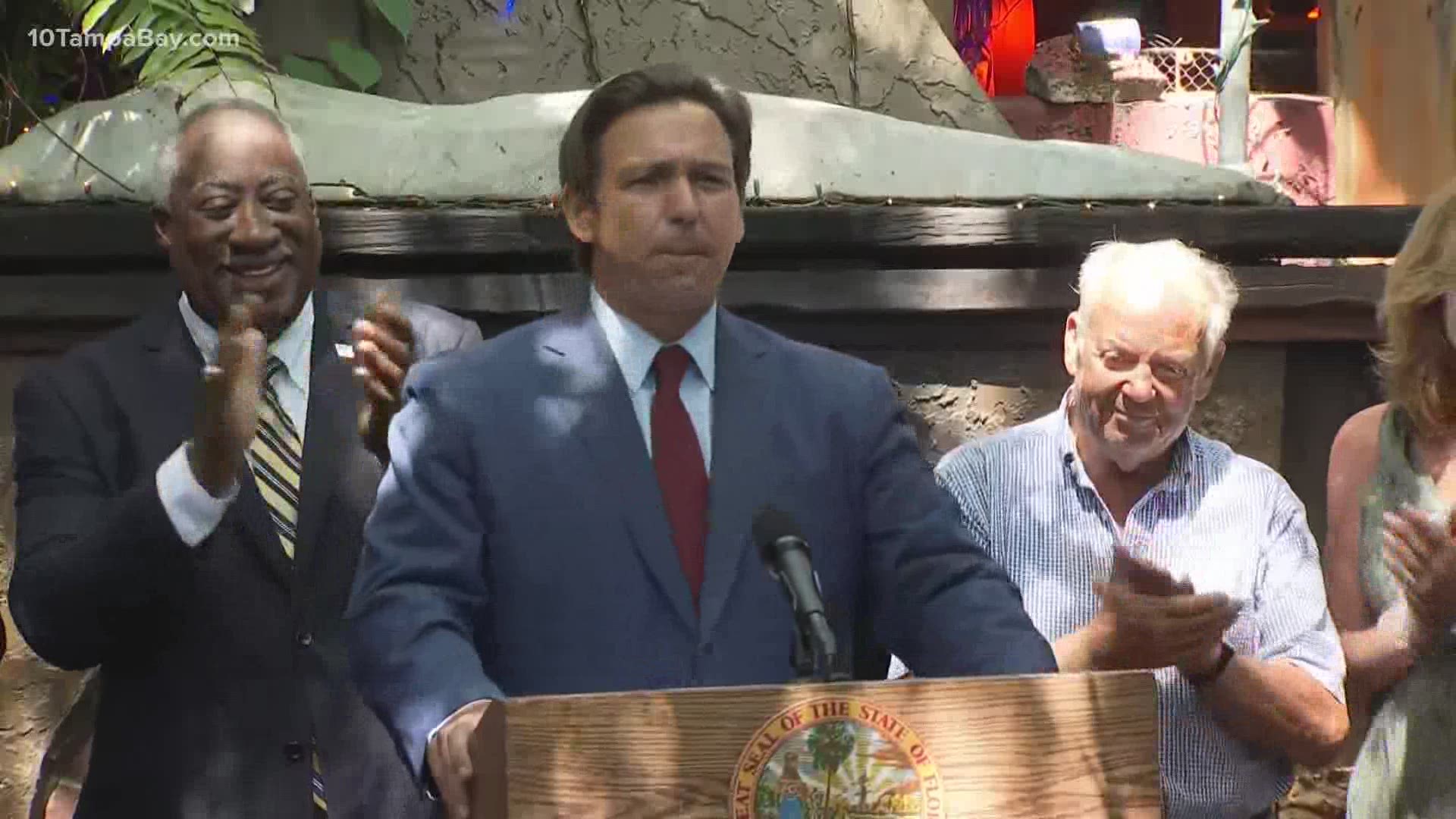 Florida Gov. Ron DeSantis had some strong things to say when he was asked about Commissioner of Agriculture Nikki Fried's run for governor.