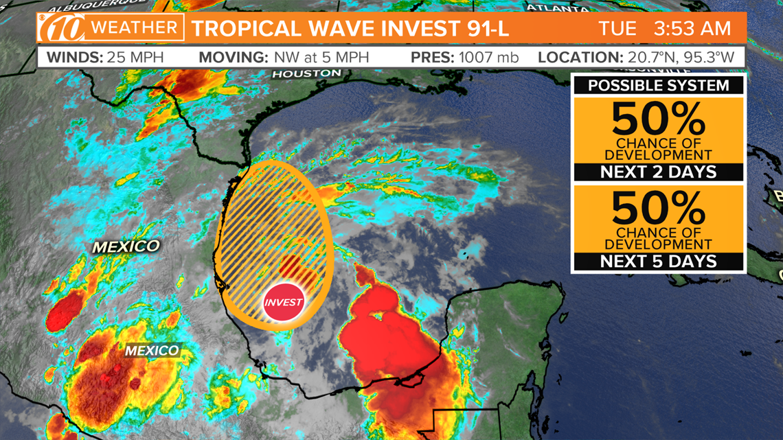 Meteorologists track system that could become tropical storm in Gulf of 