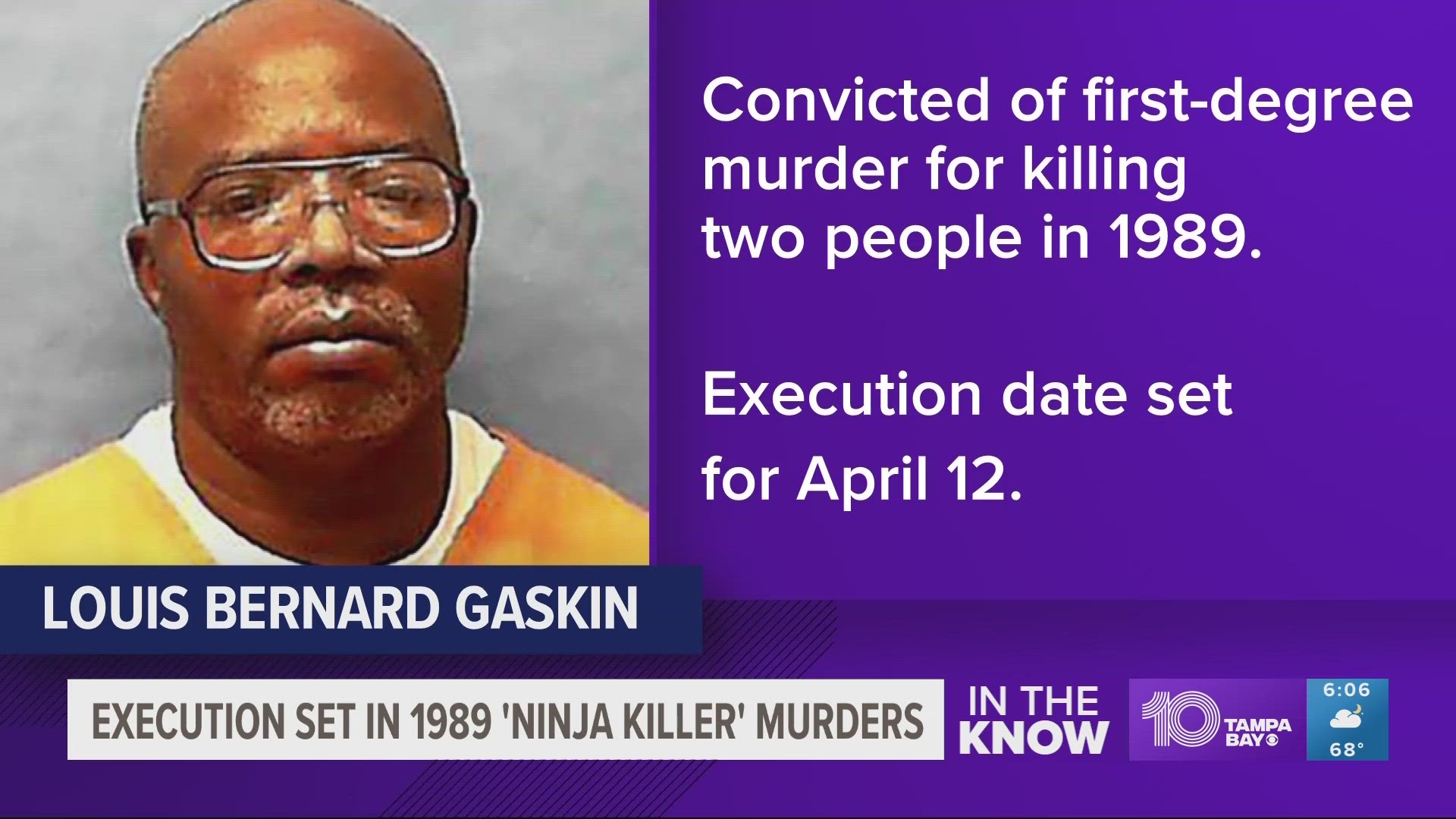 The execution would be only the fourth under DeSantis, a far slower pace than recent Florida governors.