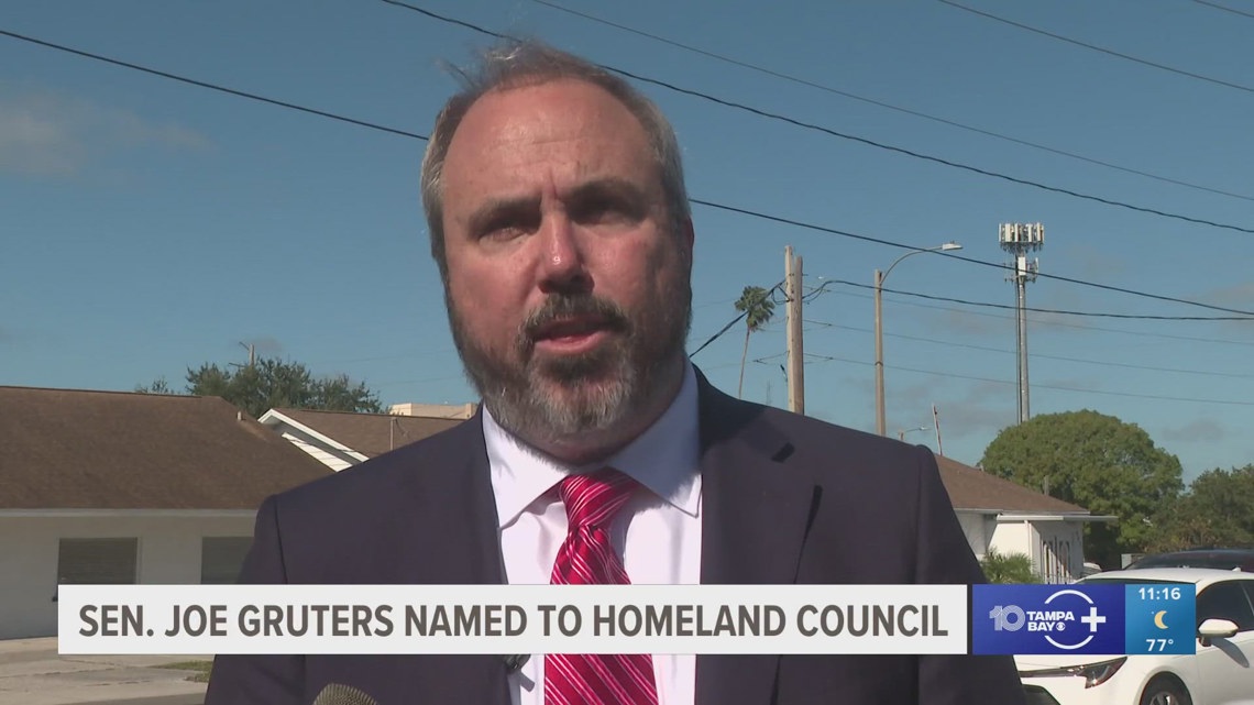 Trump names Sarasota Sen. Joe Gruters to Homeland Advisory Council