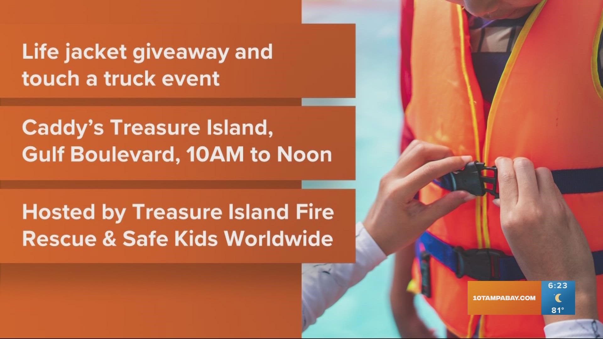 free life jacket giveaway