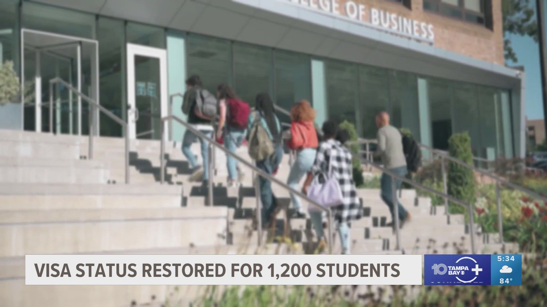 A government lawyer said ICE was manually restoring the student status for people whose records were terminated in recent weeks.