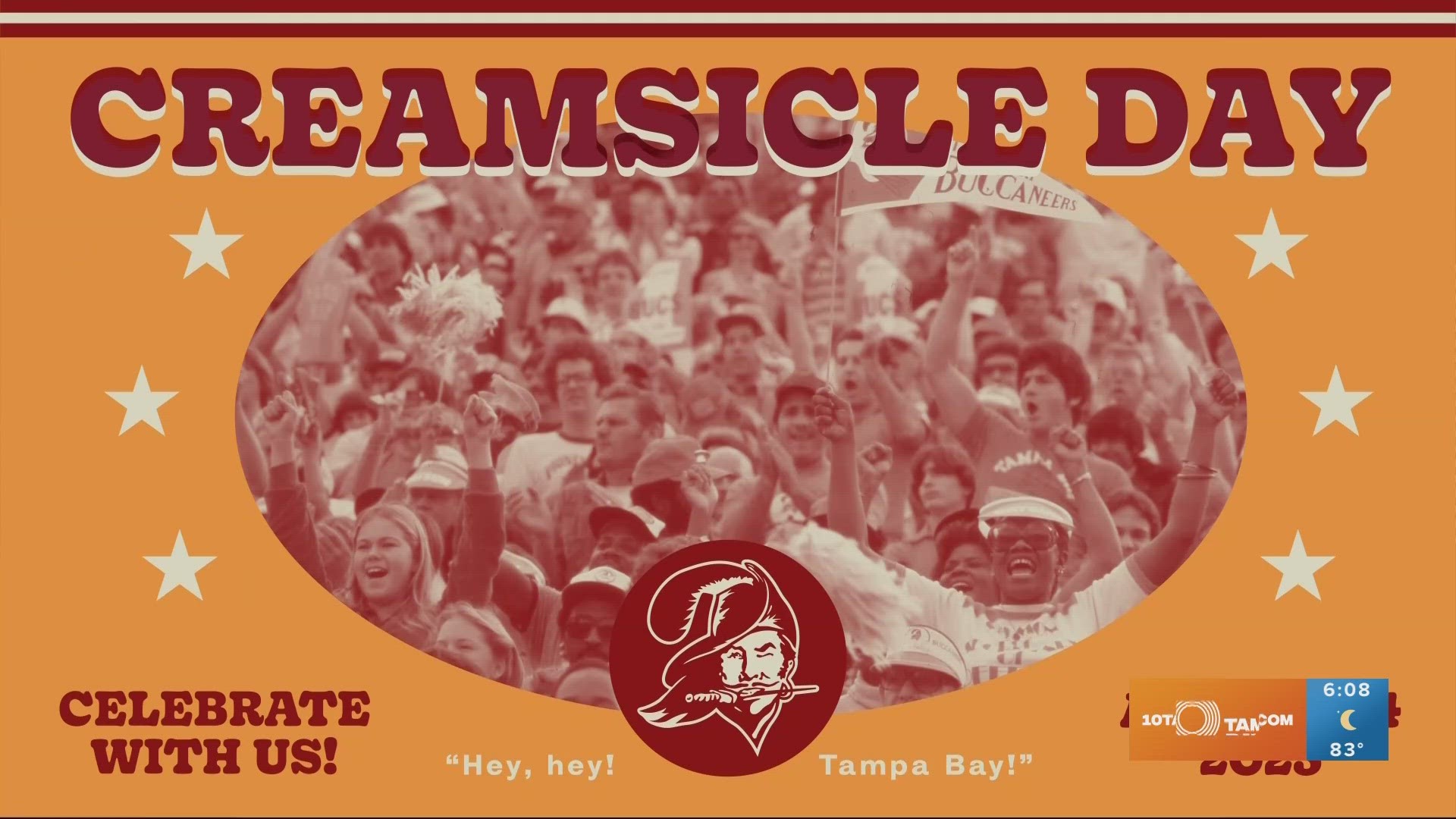 Bucs celebrate 'Creamsicle Day' with special merch on Monday