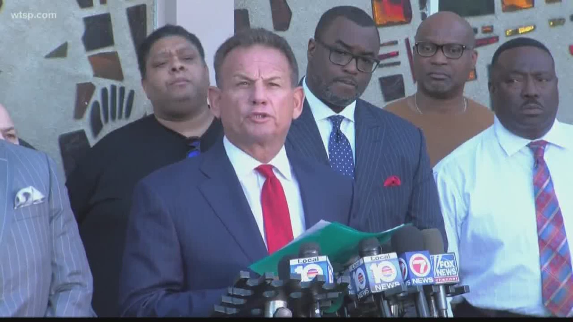 Scott Israel says statements made by the governor have tainted his chances of getting a fair hearing from lawmakers.
