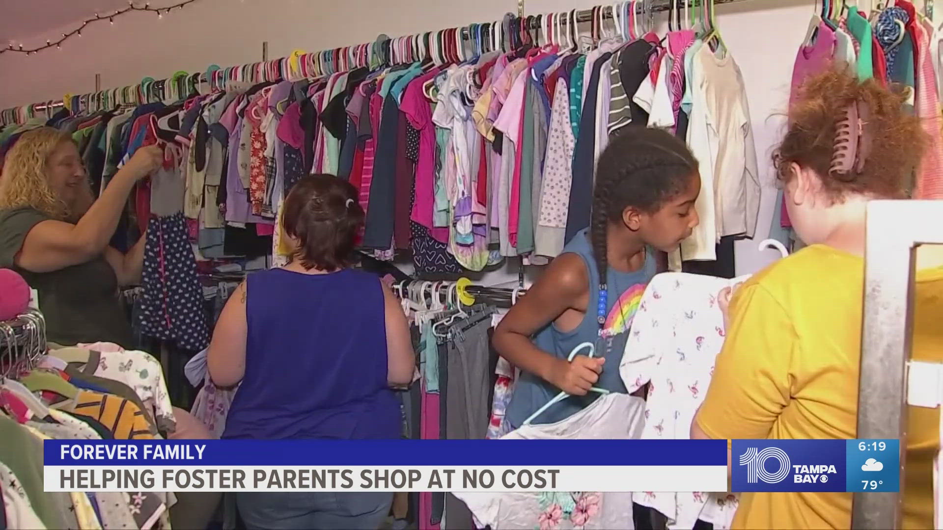 An adoptive mom stepped in to help other foster parents get clothes for kids at no cost in a comfortable space.