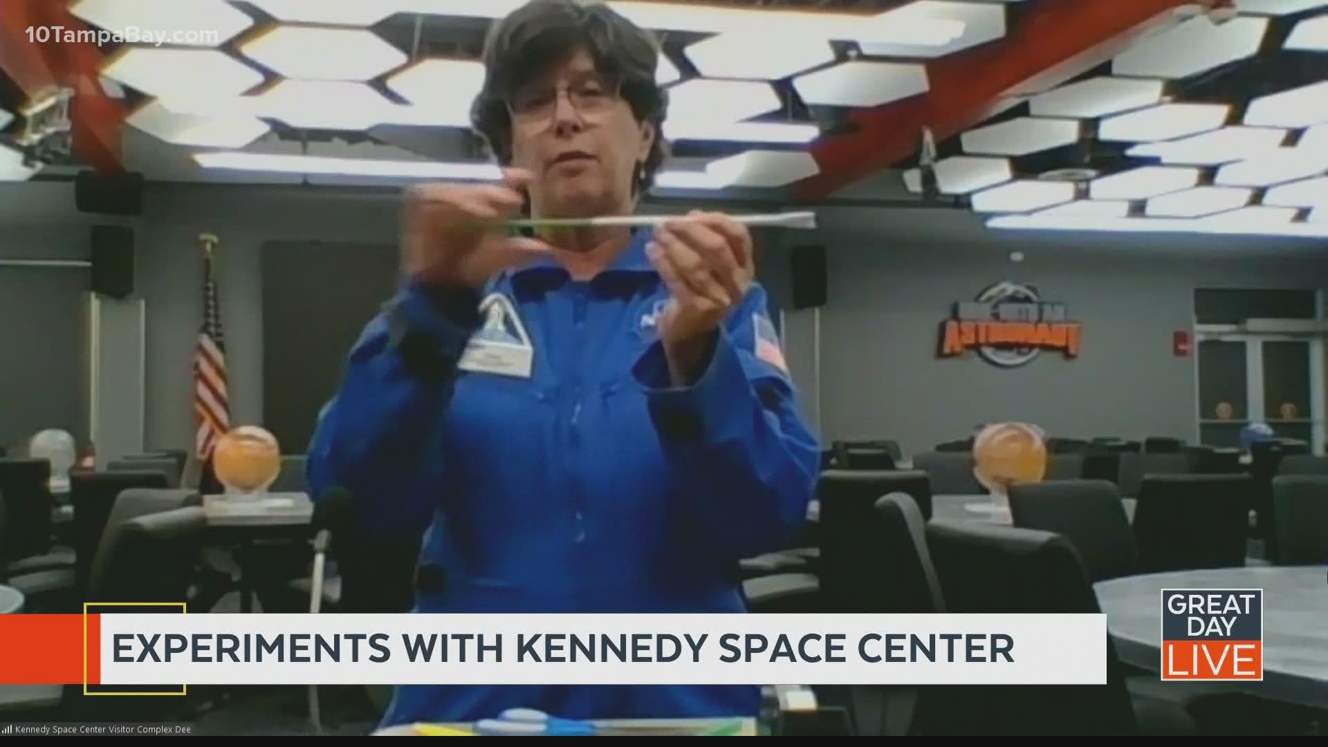 An experiment in aerodynamics with Kennedy Space Center