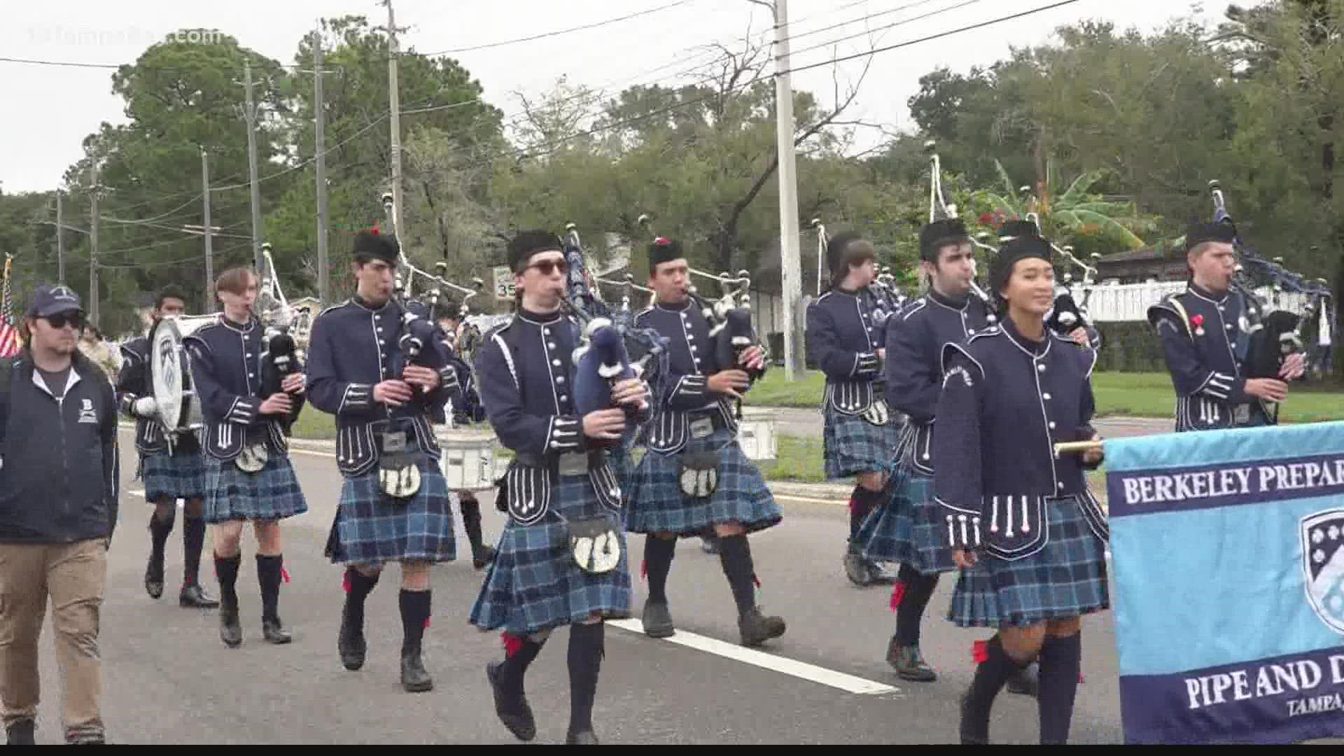 Portions of Hanley Street will be closed off for the parade, which starts at 10 a.m.