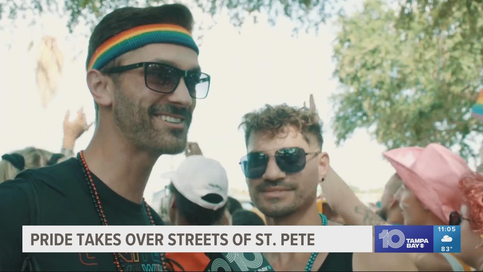 More than 300,000 people are expected to attend weekend Pride events in the city.