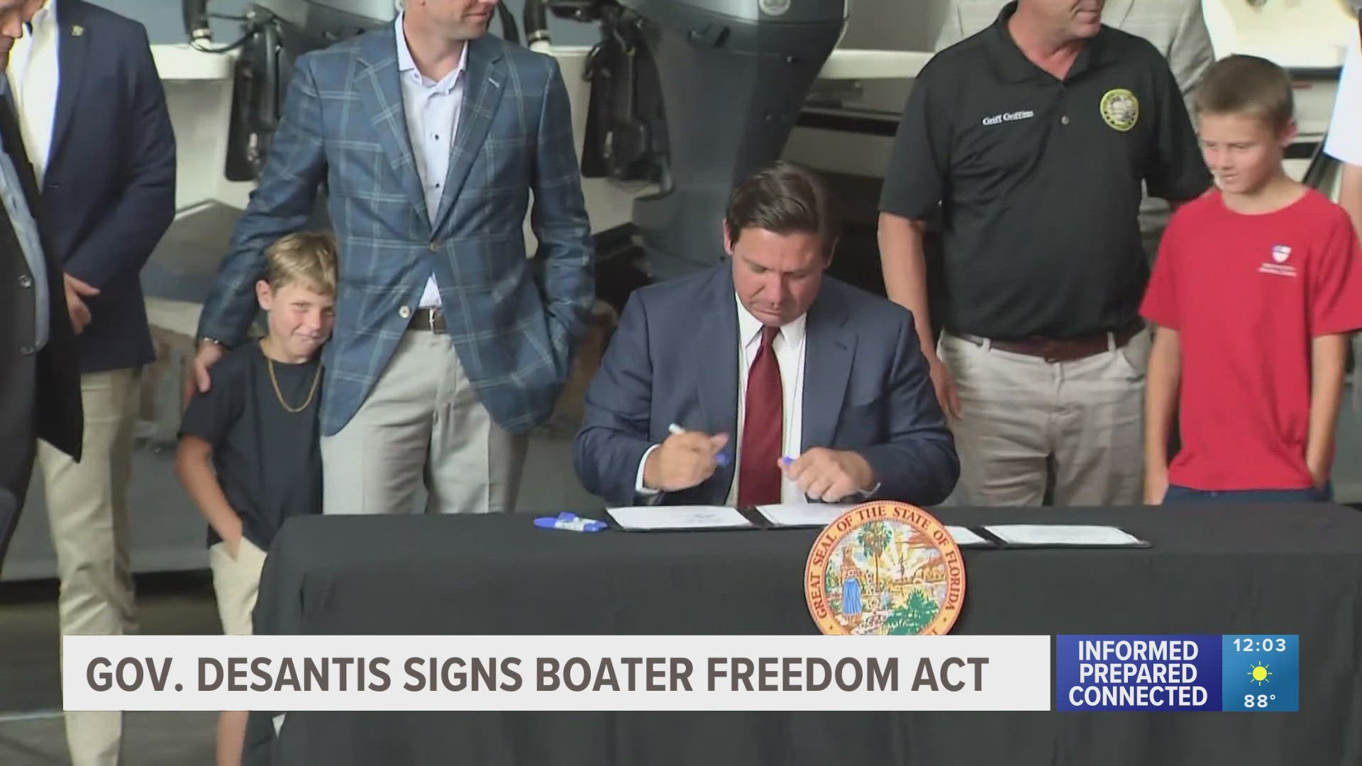 The act prevents local governments from banning boats based on the type of fuel they use and also bans random stops and searches without probable cause.