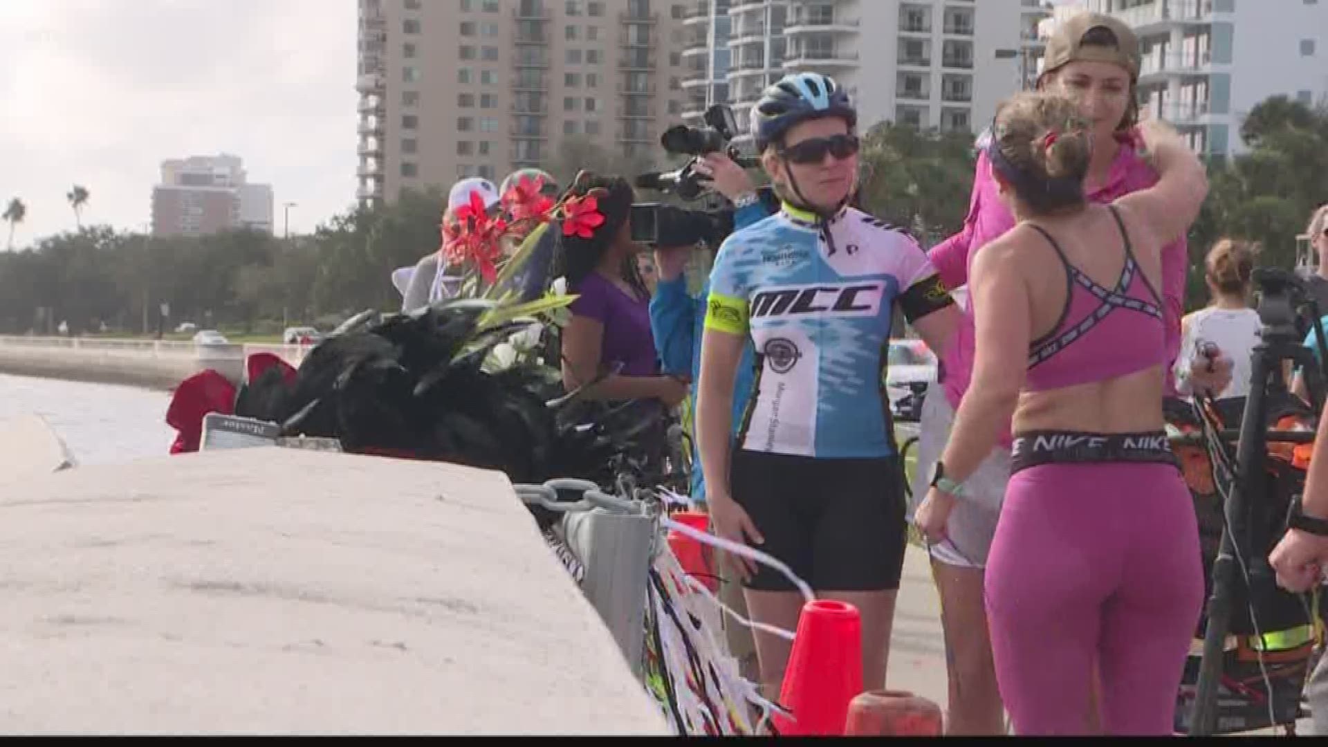 Demonstrators shut down Bayshore Boulevard to protest for change and a safer road.