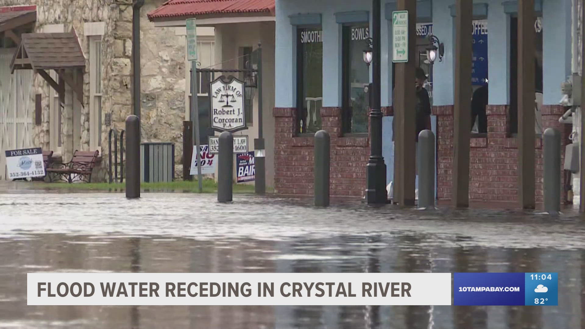 Business owners say they're thankful the flooding wasn't much worse.