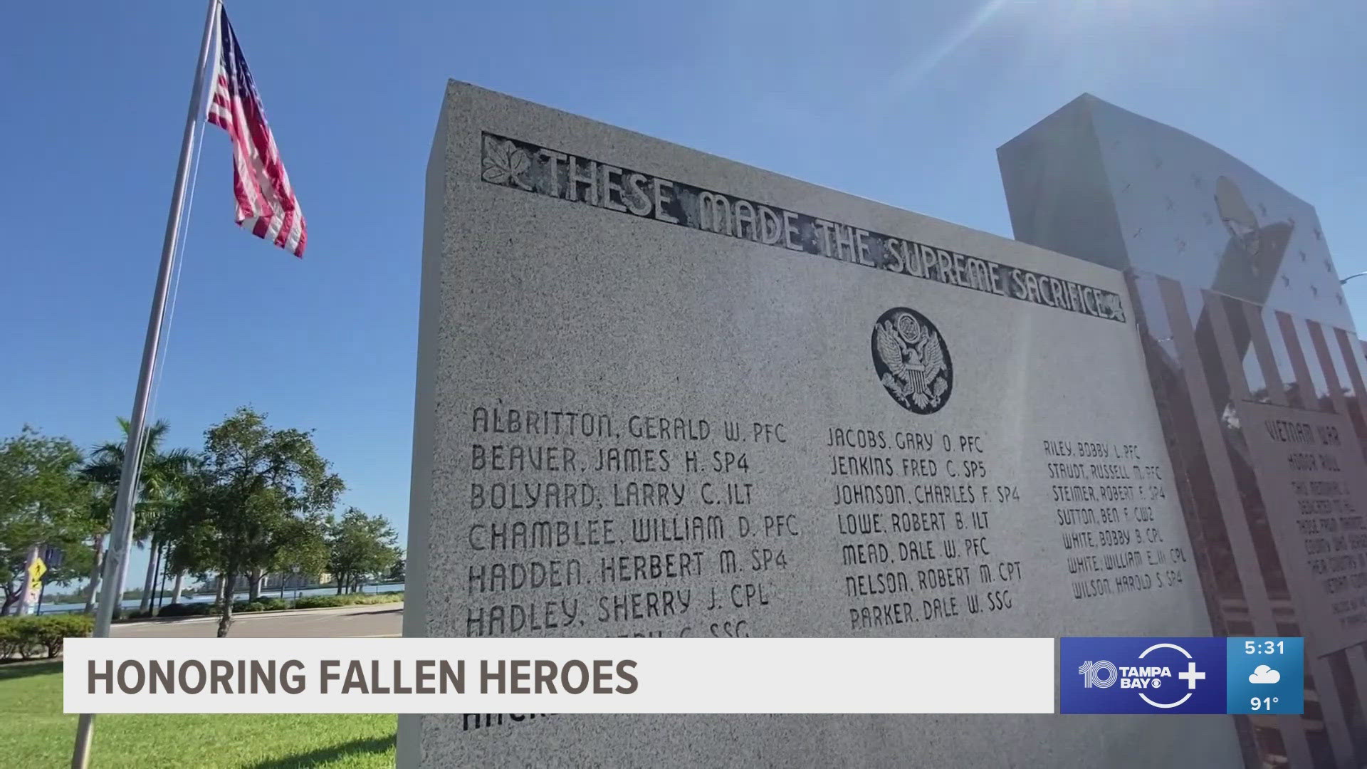 A peaceful retreat in Ruskin has become a sanctuary for Gold Star families.