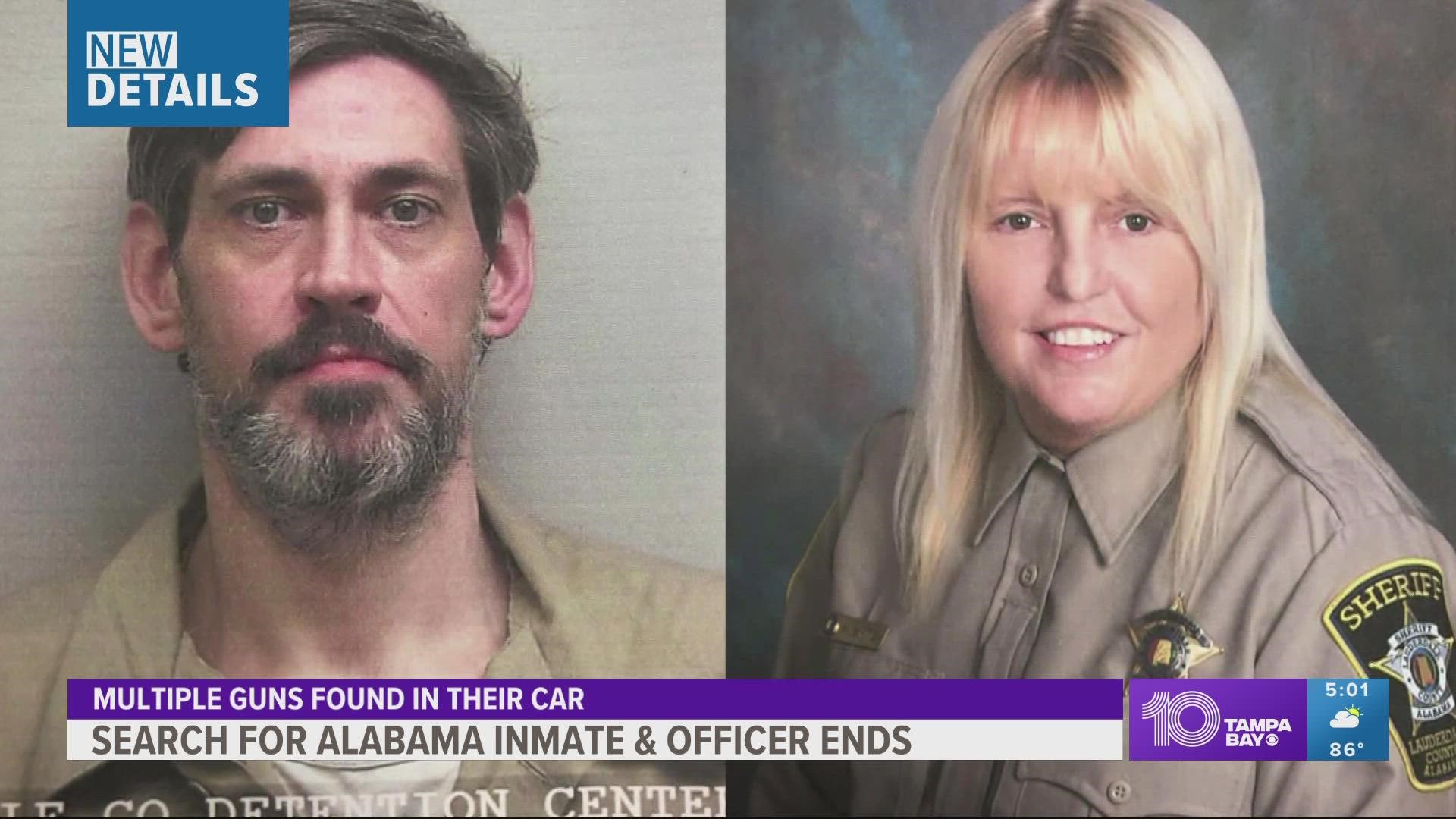 Sheriff: Car linked to Alabama escapee, jail worker found