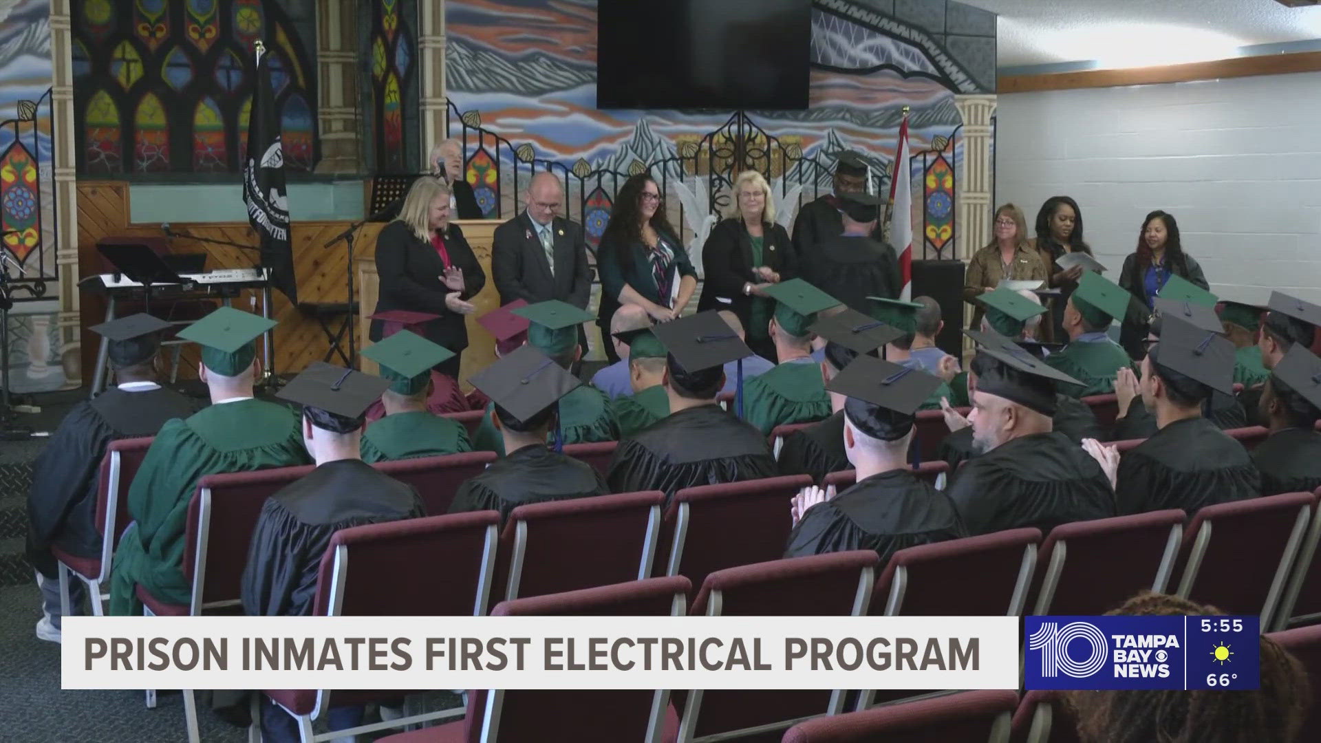Florida inmates celebrate graduation with electrical program at state ...