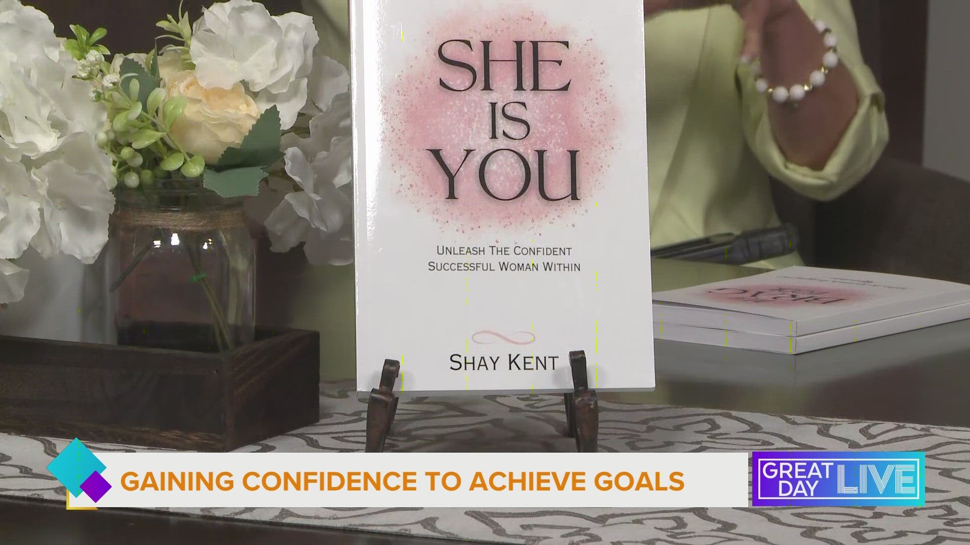 Author Shay Kent joins us to discuss her new book on how women can gain confidence to achieve their goals.