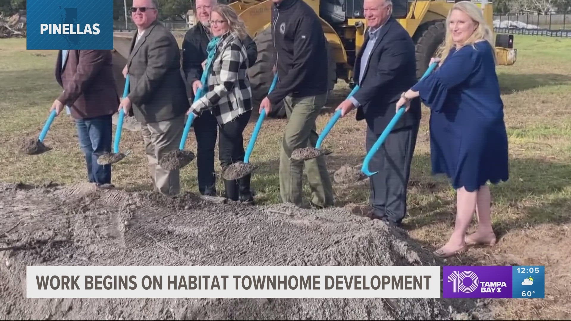 The new development, which broke ground on Wednesday on Long Lake Preserve, will include 54 townhomes for people who complete HFH's Home Ownership Program.