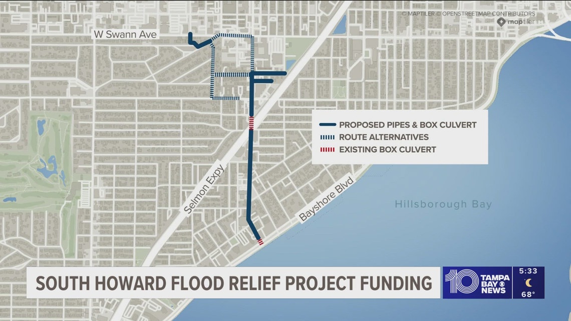 Controversial flood plan project in Tampa comes with a new hefty price ...