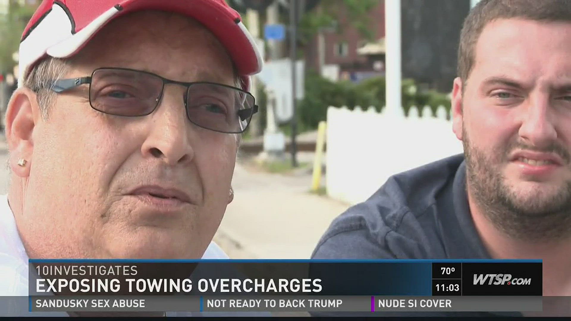 10Investigates confronts a towing company that is overcharging for removing vehicles.