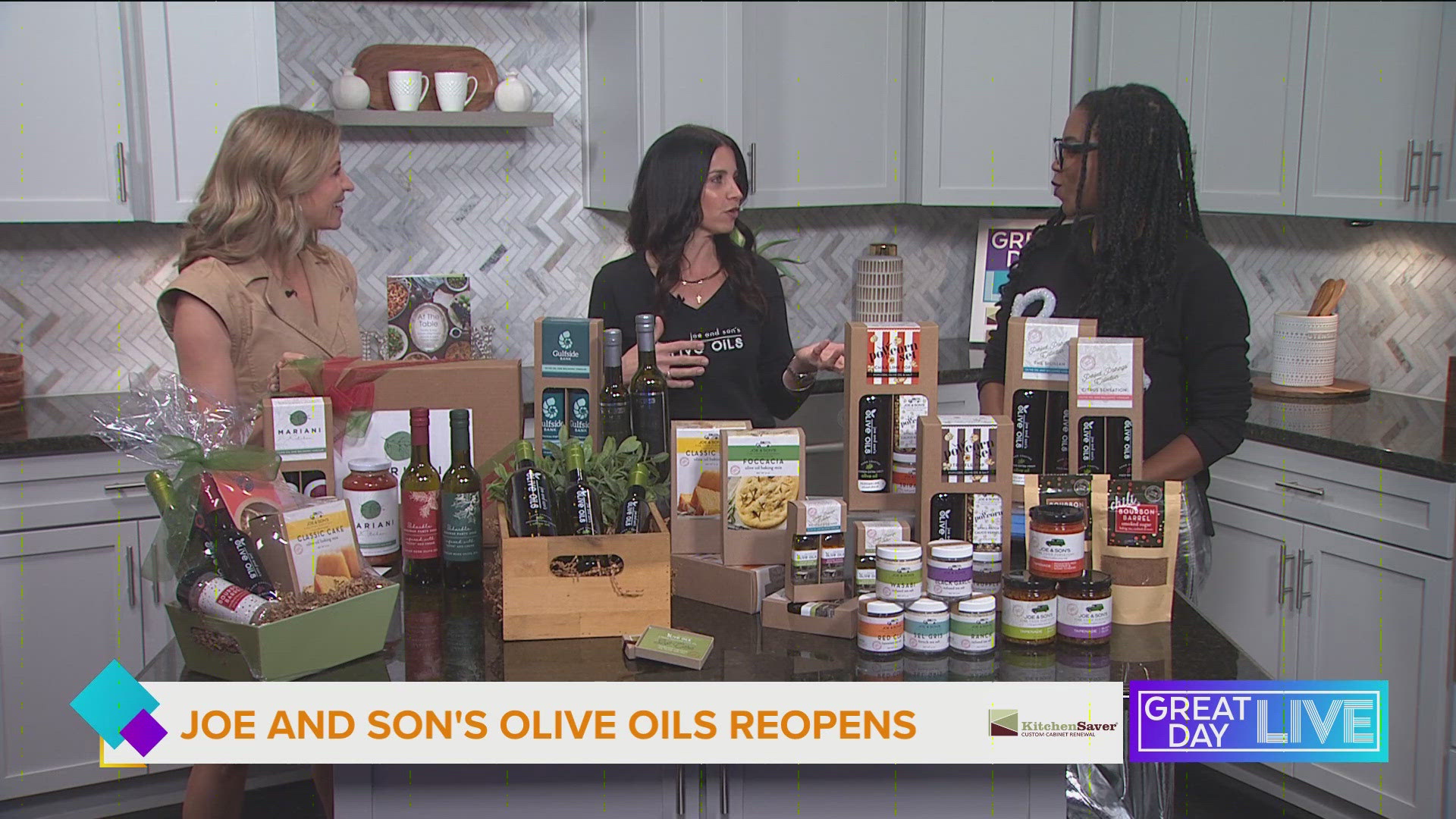 GDL checks in with Joe and Son’s Olive Oils about reopening after the storms and how they’re getting ready for the holiday season.