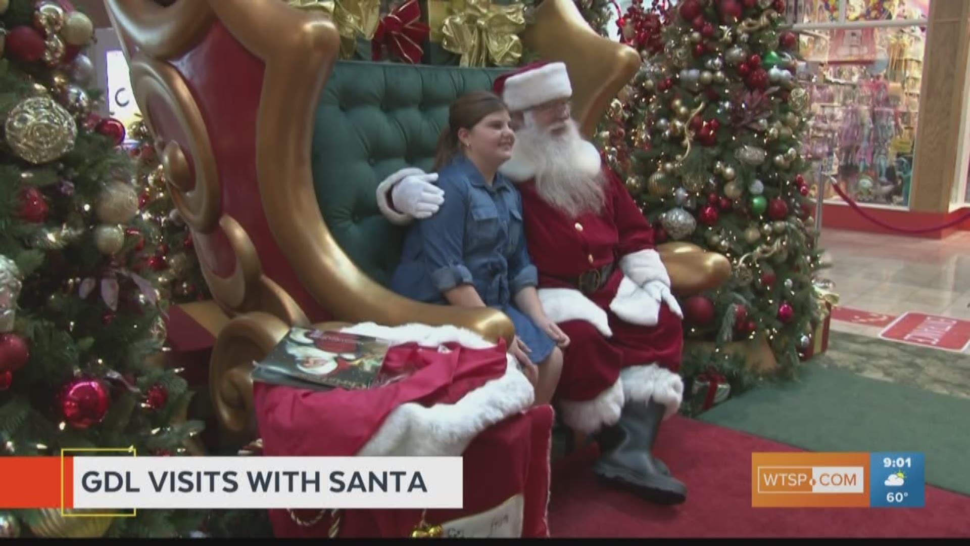 We put a microphone on Santa to hear what Tampa Bay kids want for Christmas.