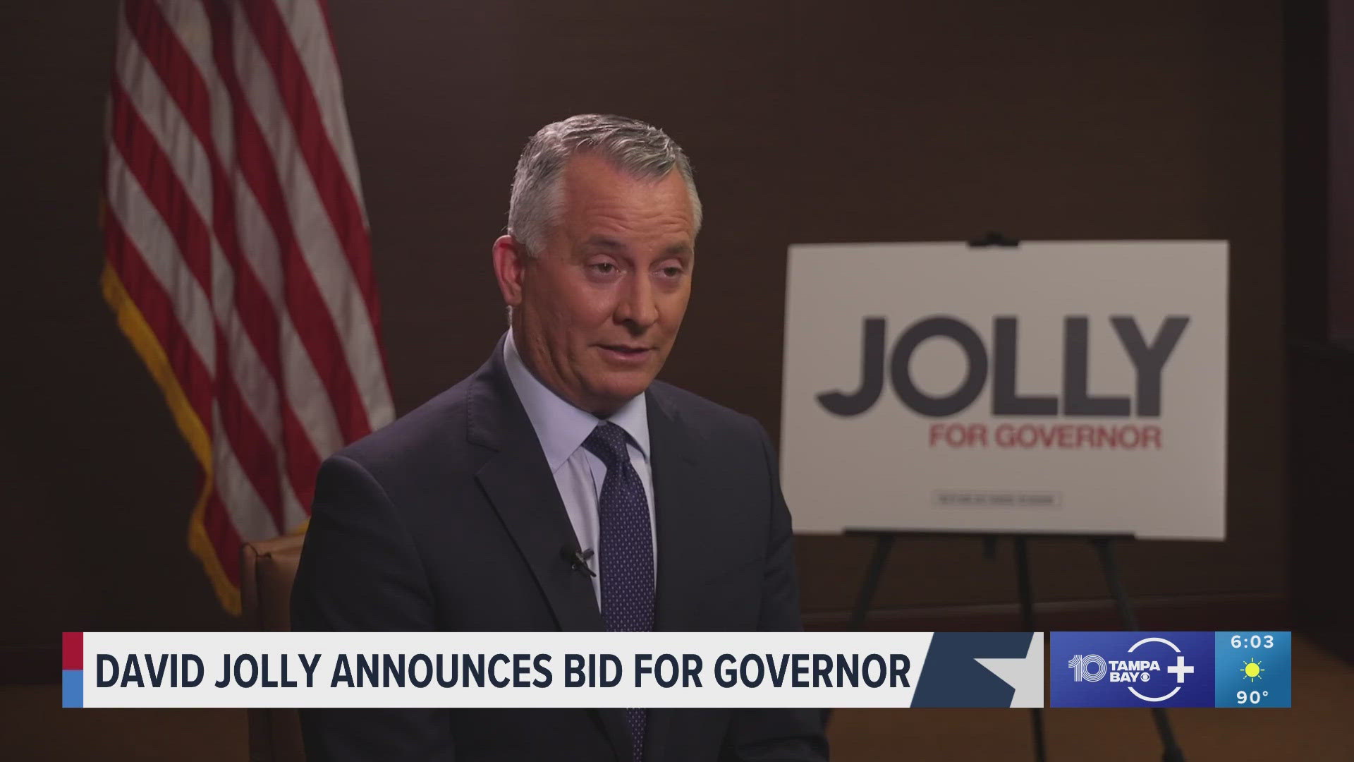 The former Republican, now registered Democrat Jolly announced his bid Thursday morning, saying it’s time for change in the Sunshine State.