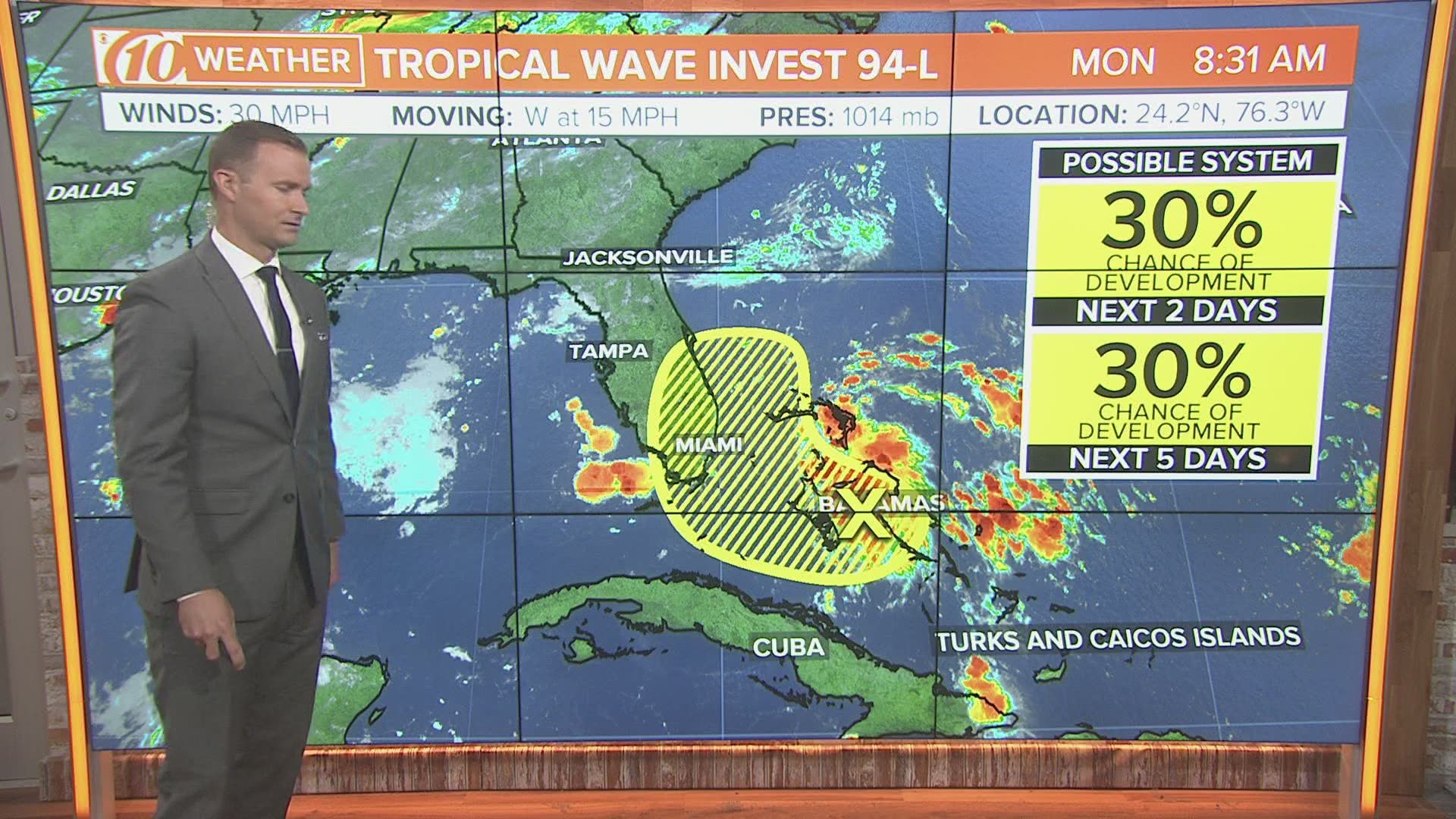 The National Hurricane Center and the 10Weather team are watching a tropical wave forecast to move closer to the Florida coast. https://on.wtsp.com/2M3HhTP