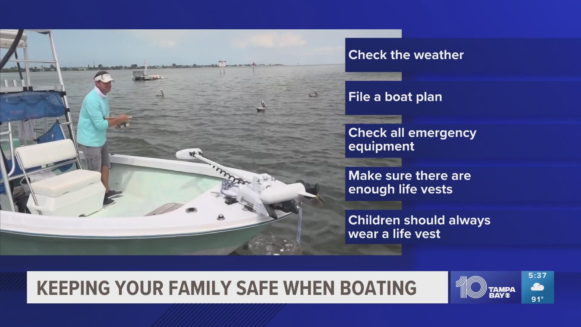 The FWC shares tips on how to stay safe when boating this Fourth of July.
