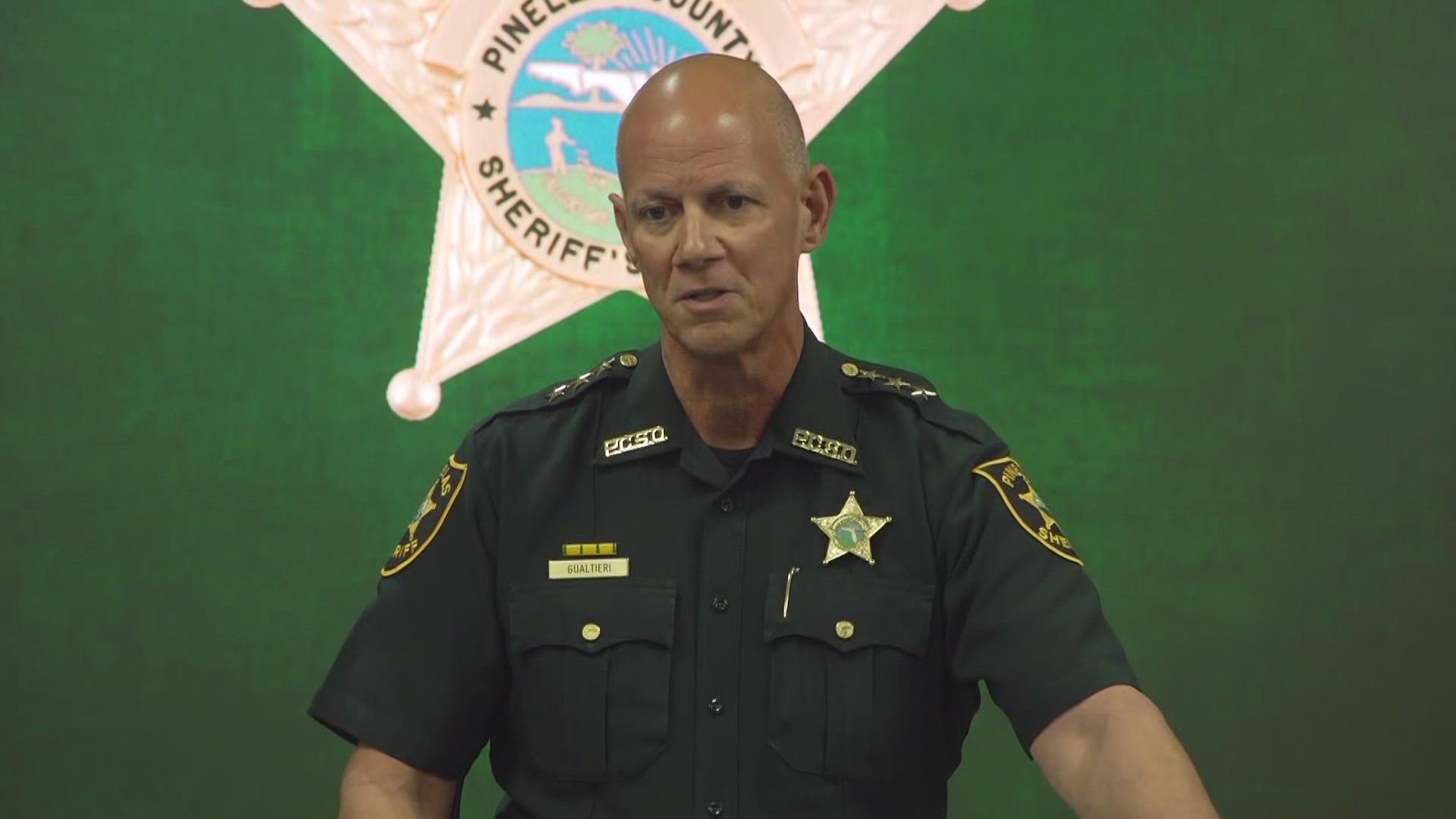 Pinellas County Sheriff Bob Gualtieri said the only person who did something wrong when his deputy pulled over then-Tampa Chief O'Connor was her.