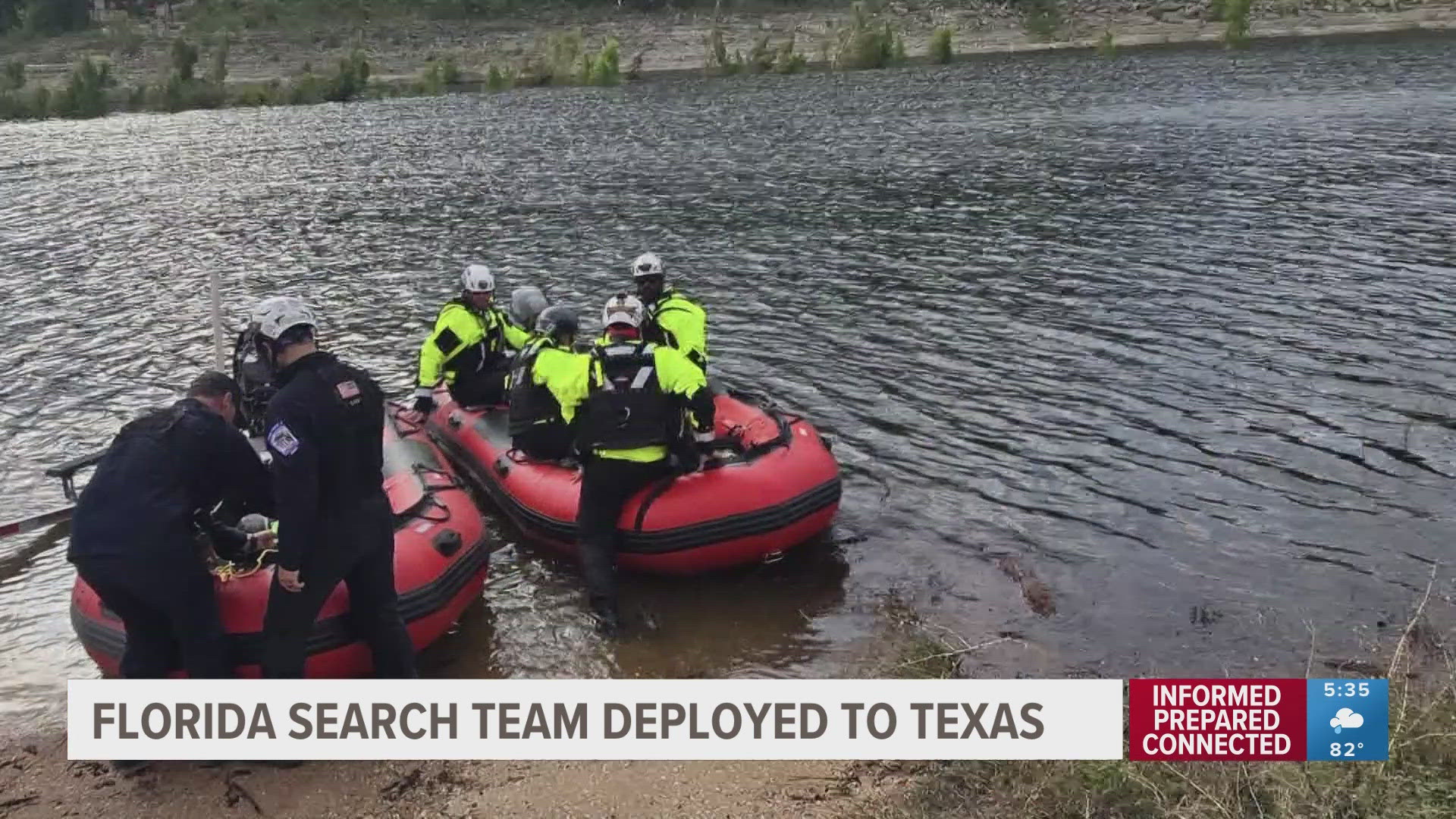 Florida US&R Task Force 4 has a team of 35 people assisting in the rescue.