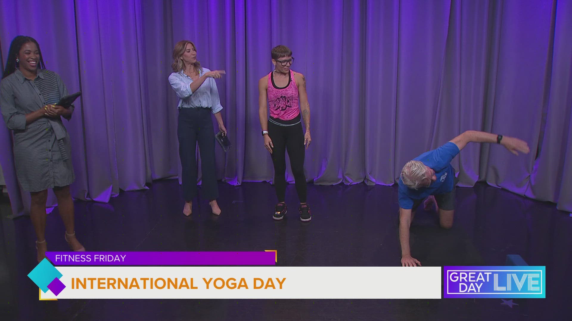 In this week’s Fitness Friday, we celebrate International Yoga Day with Thanecha Anderson from Crunch Fitness.