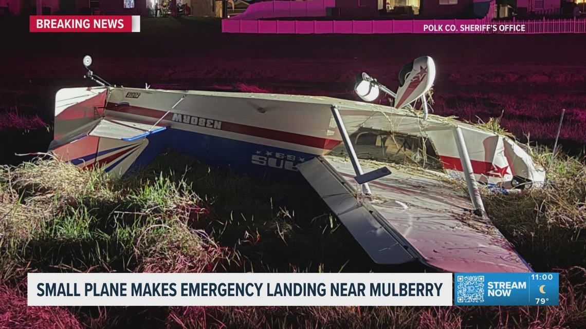 Pilot walks away uninjured after small plane flips over during ...