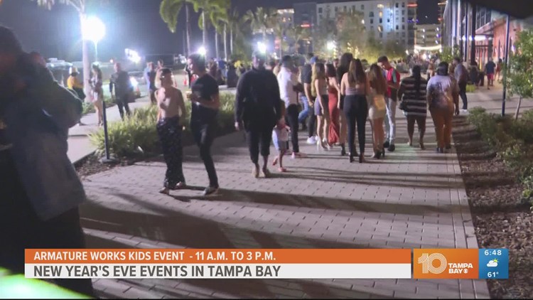 New Year's Eve events happening around Tampa Bay